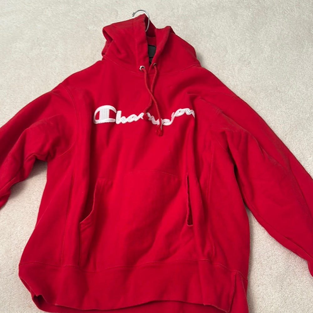 Champion Red Hoodie